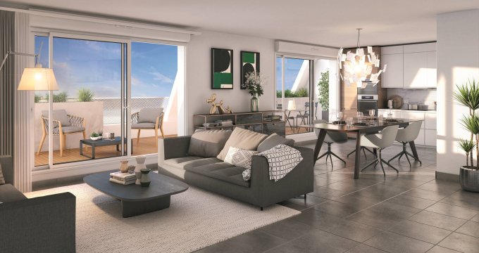 Achat / Vente immobilier neuf Beauzelle quartier Andromède au pied du tramway (31700) - Réf. 6962