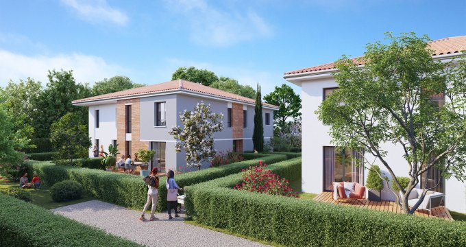 Achat / Vente immobilier neuf Pibrac proche centre-ville et gare TER (31820) - Réf. 7975