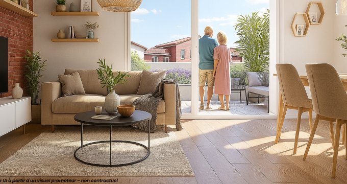 Achat / Vente immobilier neuf Saint-Jean résidence LMNP proche des commodités (31240) - Réf. 13596