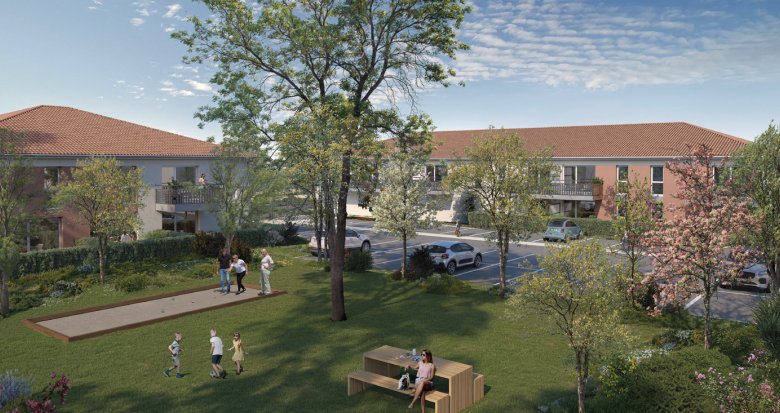 Achat / Vente immobilier neuf Aucamville à 10 min en voiture du métro et du centre commercial (31140) - Réf. 13854
