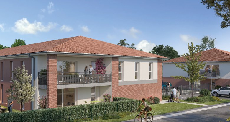 Achat / Vente immobilier neuf Aucamville à 10 min en voiture du métro et du centre commercial (31140) - Réf. 13854