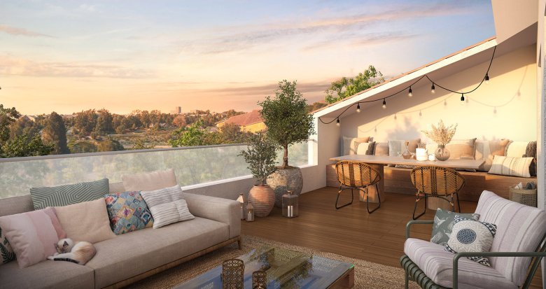 Achat / Vente immobilier neuf Blagnac proche centre et à deux pas du Parc Odyssud (31700) - Réf. 13430