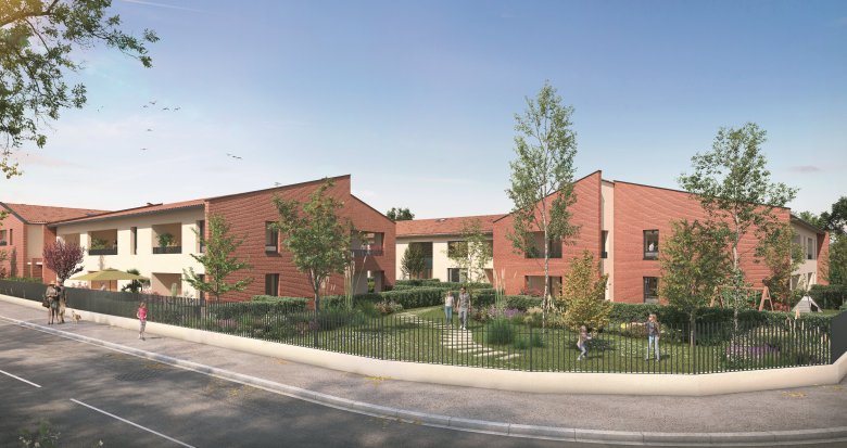 Achat / Vente immobilier neuf Launaguet à 20 min de la place du Capitole (31140) - Réf. 11246