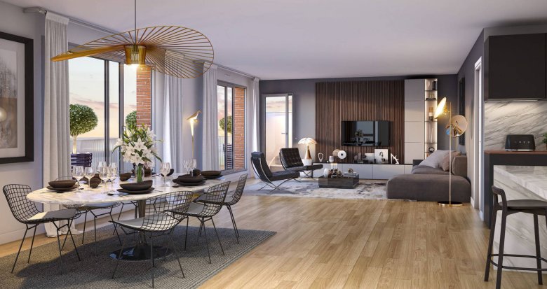 Achat / Vente immobilier neuf Toulouse à 10 min à pied de la gare de Montaudran (31000) - Réf. 6449