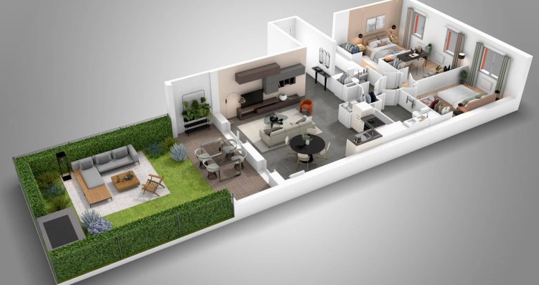 Achat / Vente immobilier neuf Toulouse au coeur d'un quartier familial (31000) - Réf. 7318