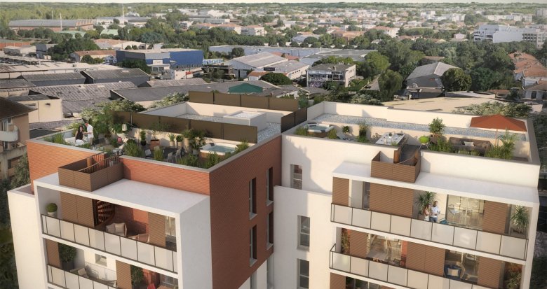 Achat / Vente immobilier neuf Toulouse au pied métro future ligne C Pont Jumeaux (31000) - Réf. 7168