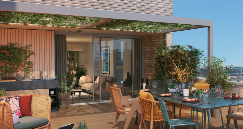 Achat / Vente immobilier neuf Toulouse quartier de la Cartoucherie au pied du tramway (31000) - Réf. 8053