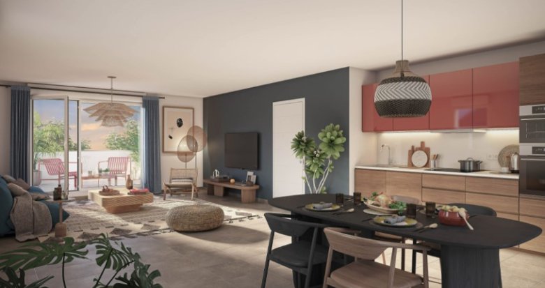 Achat / Vente immobilier neuf Toulouse quartier Fourguette à 15 min du métro Bellefontaine (31000) - Réf. 9338