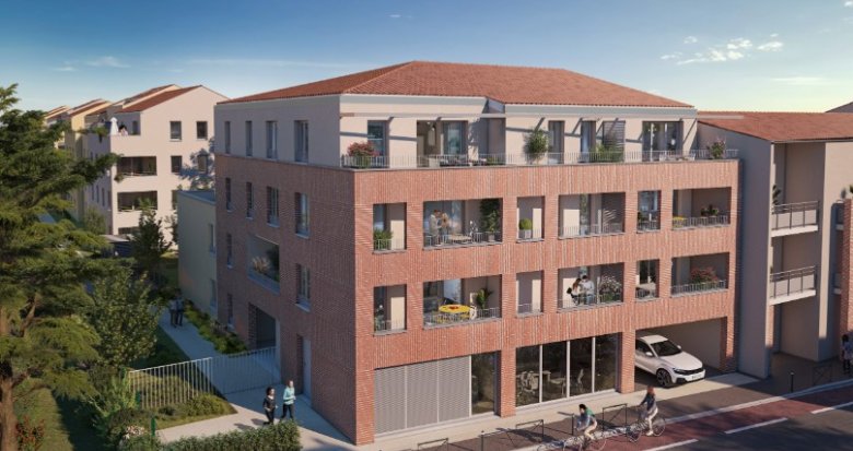 Achat / Vente immobilier neuf Toulouse quartier Fourguette à 15 min du métro Bellefontaine (31000) - Réf. 9338