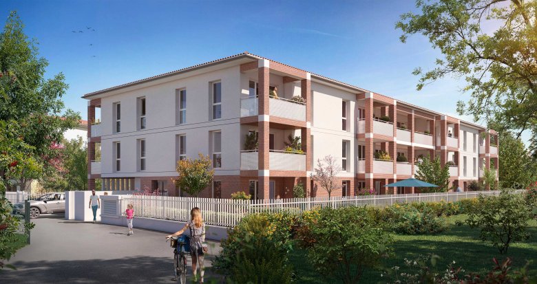Achat / Vente immobilier neuf Toulouse quartier Roseraie proche des Argoulets (31000) - Réf. 8558