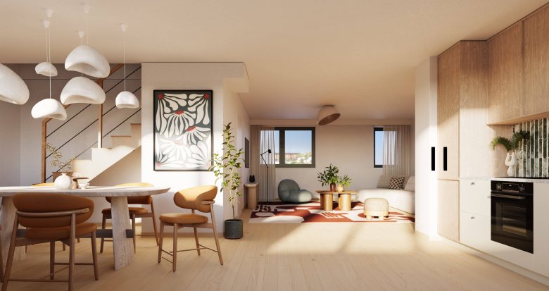 Achat / Vente immobilier neuf Toulouse quartier Saint-Cyprien proche des commerces (31000) - Réf. 12687