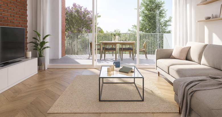 Achat / Vente immobilier neuf Toulouse résidence intimiste à deux pas du métro Borderouge (31000) - Réf. 13692