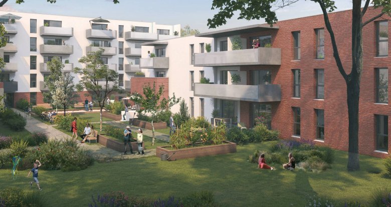 Achat / Vente immobilier neuf Toulouse résidence sénior à proximité du parc de la Maourine (31000) - Réf. 9356