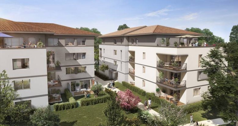 Achat / Vente immobilier neuf Tournefeuille un écrin de verdure à 400m de la Mairie (31170) - Réf. 8182