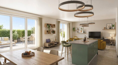 Programme immobilier neuf RÉSIDENCE MAZUREVA - Aucamville : logements neufs proches des bassins d’emplois aéronautiques et de Toulouse (31140) - Référence : 14863