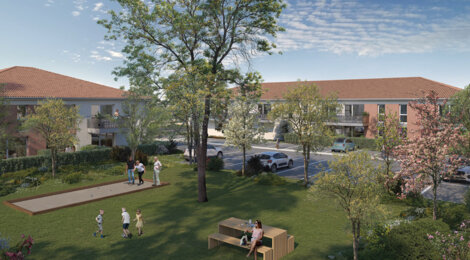 Programme immobilier neuf LIVA - Aucamville près du métro et centre commercial (31140) - Référence : 14865