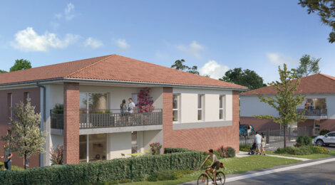 Programme immobilier neuf LIVA - Aucamville près du métro et centre commercial (31140) - Référence : 14865