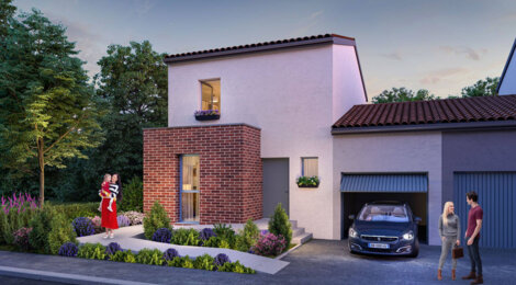 Programme immobilier neuf LE DOMAINE DE L'HERS - Baziège : logements neufs sécurisés et verdoyants proche des transports (31450) - Référence : 14805