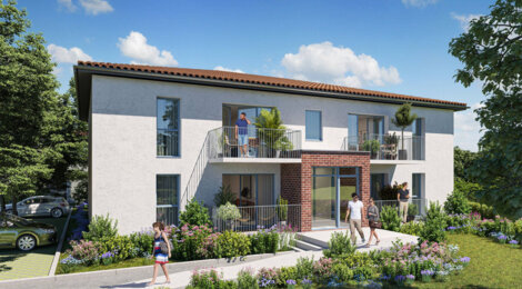 Programme immobilier neuf LE DOMAINE DE L'HERS - Baziège : logements neufs sécurisés et verdoyants proche des transports (31450) - Référence : 14805
