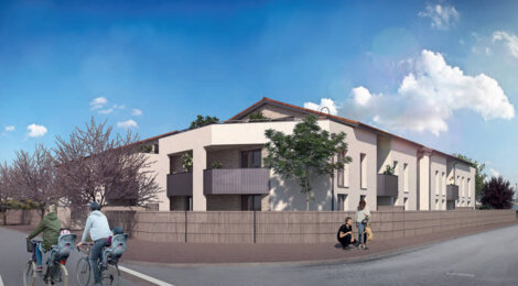 Programme immobilier neuf SOLARIS - Bruguières centre-ville près bus Tisséo (31150) - Référence : 13972