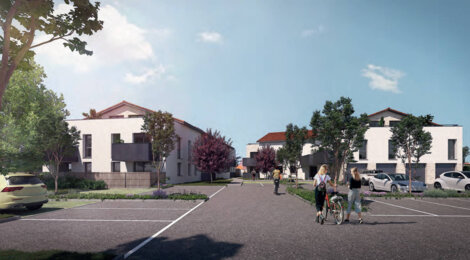 Programme immobilier neuf SOLARIS - Bruguières centre-ville près bus Tisséo (31150) - Référence : 13972