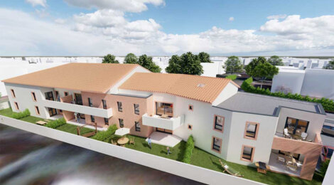 Programme immobilier neuf RESIDENCE COTE OUEST - Castelginest à deux pas du centre ville (31780) - Référence : 12810