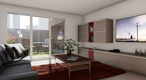Programme immobilier neuf RESIDENCE TERRES ROSES - Castelginest centre-ville à proximité de la Grande Place (31780) - Référence : 12853