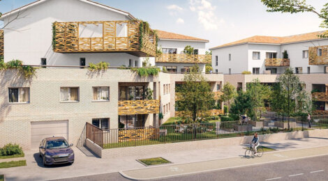 Programme immobilier neuf Almaya - Colomiers résidence lumineuse près future ligne C (31770) - Référence : 17270