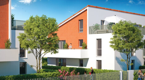 Programme immobilier neuf RESIDENCE LES JARDINS DE GUILLAUME - Eaunes adresse de village aux portes de Toulouse (31600) - Référence : 12078