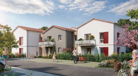Programme immobilier neuf Le Clos Sauveur - Frouzins lisière du canal Saint-Martory (31270) - Référence : 8151