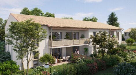 Programme immobilier neuf LA MÉSANGE - Muret : logements neufs lumineux et écoresponsables proche du Parc Clément Ader (31600) - Référence : 7434