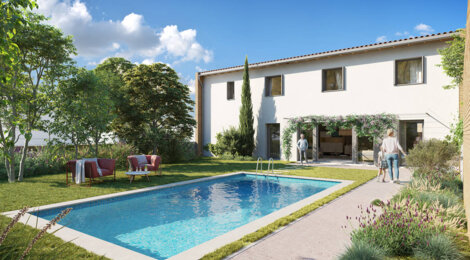 Programme immobilier neuf LA SCALA - Pibrac : logements neufs sécurisés et verdoyants proche des commodités (31820) - Référence : 14810