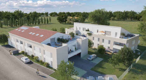 Programme immobilier neuf HORIZON - Pins-Justaret : appartements neufs sécurisés et verdoyants proche de la médiathèque (31860) - Référence : 14822