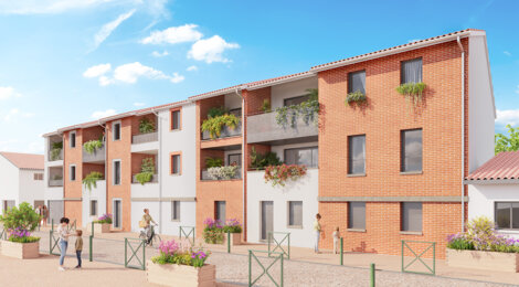 Programme immobilier neuf RÉSIDENCE NEVADA - Pins-Justaret : logements neufs lumineux et sécurisés en centre-ville (31860) - Référence : 14821