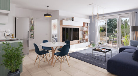 Programme immobilier neuf RÉSIDENCE NEVADA - Pins-Justaret : logements neufs lumineux et sécurisés en centre-ville (31860) - Référence : 14821