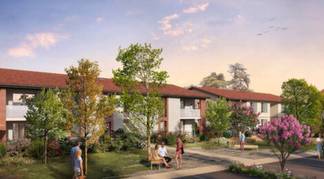 Programme immobilier neuf ABELIA - Pompertuzat à proximité du centre commercial (31450) - Référence : 17660