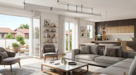 Programme immobilier neuf ABELIA - Pompertuzat à proximité du centre commercial (31450) - Référence : 17660