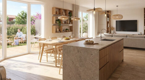 Programme immobilier neuf VILLAS ROSEAUX - Saint-Jean villas duplex avec garage près de Toulouse (31240) - Référence : 14866