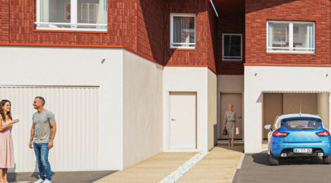 Programme immobilier neuf VILLAS ROSEAUX - Saint-Jean villas duplex avec garage près de Toulouse (31240) - Référence : 14866