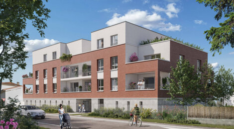 Programme immobilier neuf Jules & louis - Toulouse à deux pas du bus L2 (31000) - Référence : 16256