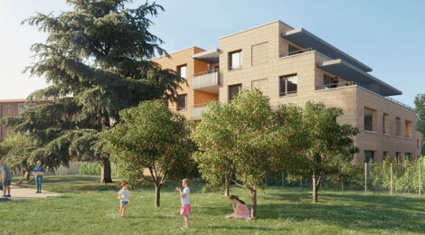 Programme immobilier neuf Le Célène - Toulouse appartements neufs près métro C (31000) - Référence : 17778