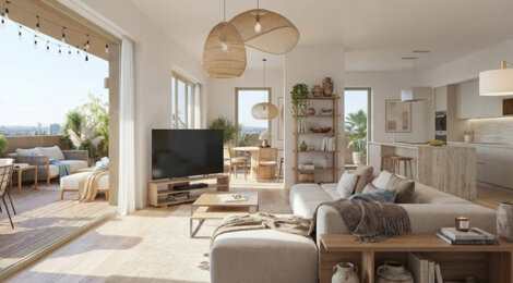 Programme immobilier neuf ESPRIT CARTOUCHERIE - Toulouse cadre urbain quartier Cartoucherie appartements avec terrasse (31000) - Référence : 17150