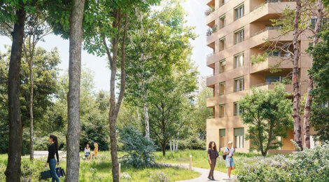 Programme immobilier neuf ESPRIT CARTOUCHERIE - Toulouse cadre urbain quartier Cartoucherie appartements avec terrasse (31000) - Référence : 17150