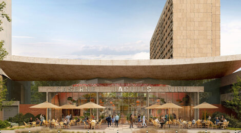 Programme immobilier neuf CASERNE JACQUES VION - Toulouse cadre urbain Saint Cyprien réhabilitation avec parc paysager (31000) - Référence : 17178