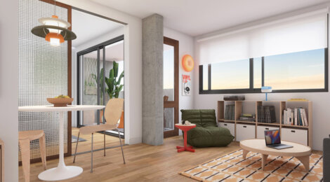 Programme immobilier neuf CASERNE JACQUES VION - Toulouse cadre urbain Saint Cyprien réhabilitation avec parc paysager (31000) - Référence : 17178
