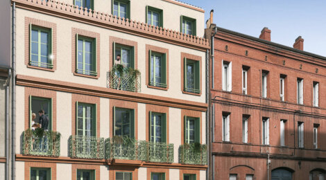 Programme immobilier neuf CARRE MARENGO - Toulouse Déficit Foncier situé quartier Marengo (31000) - Référence : 14851