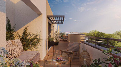 Programme immobilier neuf VIOLETTE DES FAUBOURGS / MINIME LAUTREC - Toulouse : logements neufs lumineux et familiaux aux Minimes (31000) - Référence : 7318