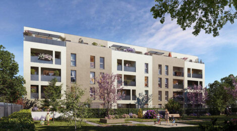 Programme immobilier neuf VIOLETTE DES FAUBOURGS / MINIME LAUTREC - Toulouse : logements neufs lumineux et familiaux aux Minimes (31000) - Référence : 7318