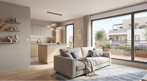 Programme immobilier neuf VIOLETTE DES FAUBOURGS / MINIME LAUTREC - Toulouse : logements neufs lumineux et familiaux aux Minimes (31000) - Référence : 7318