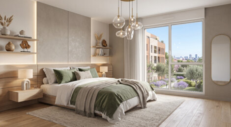 Programme immobilier neuf VIOLETTE DES FAUBOURGS / MINIME LAUTREC - Toulouse : logements neufs lumineux et familiaux aux Minimes (31000) - Référence : 7318